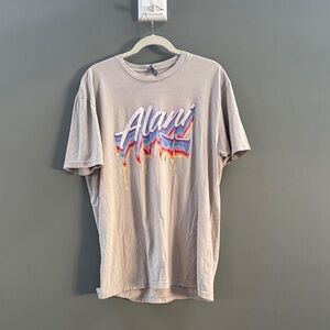 Alani Beige Short Sleeve Tee